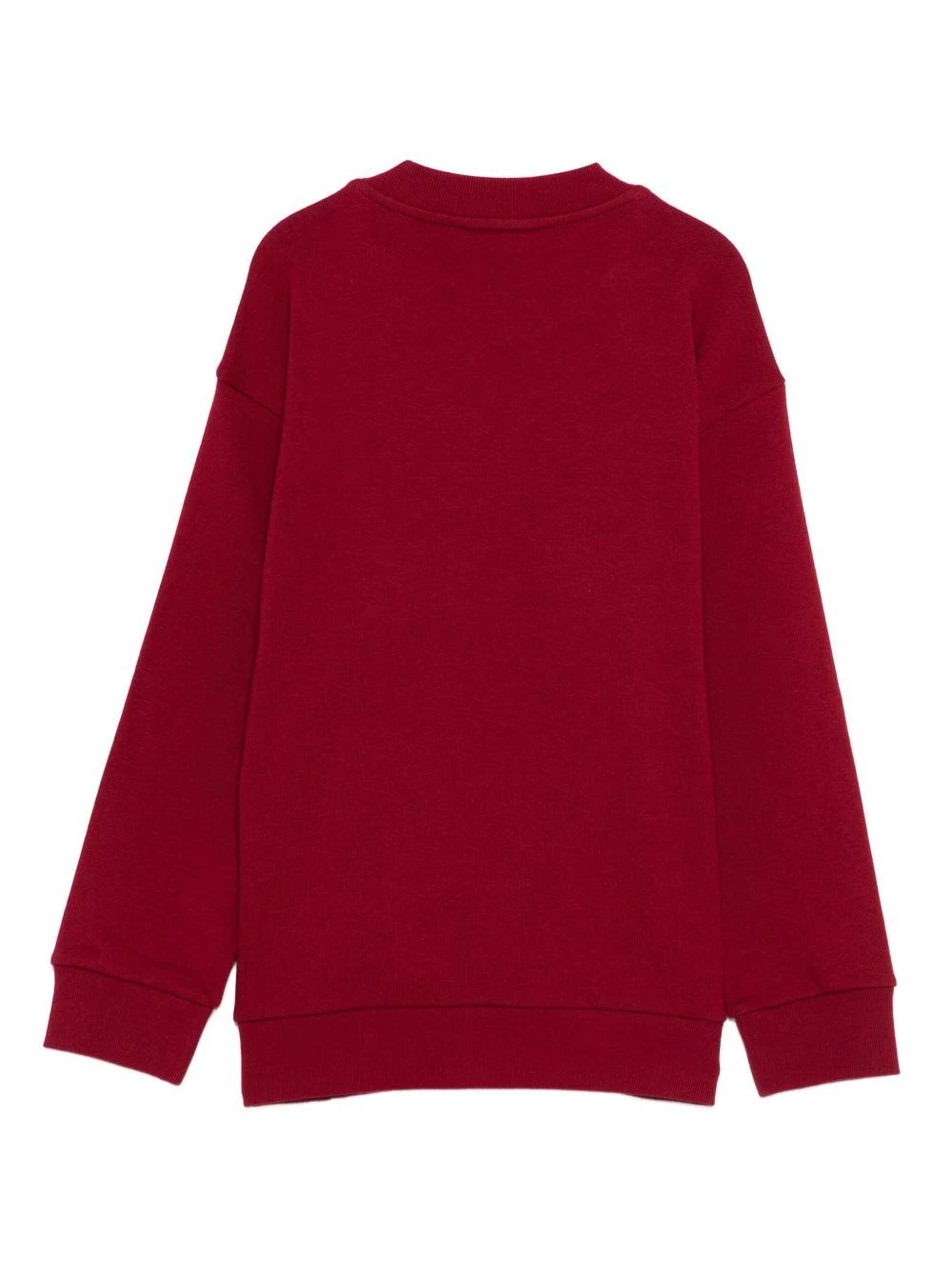 Felpa per bambina Fendi Kids rosso con stampa scoiattolo - Image 3