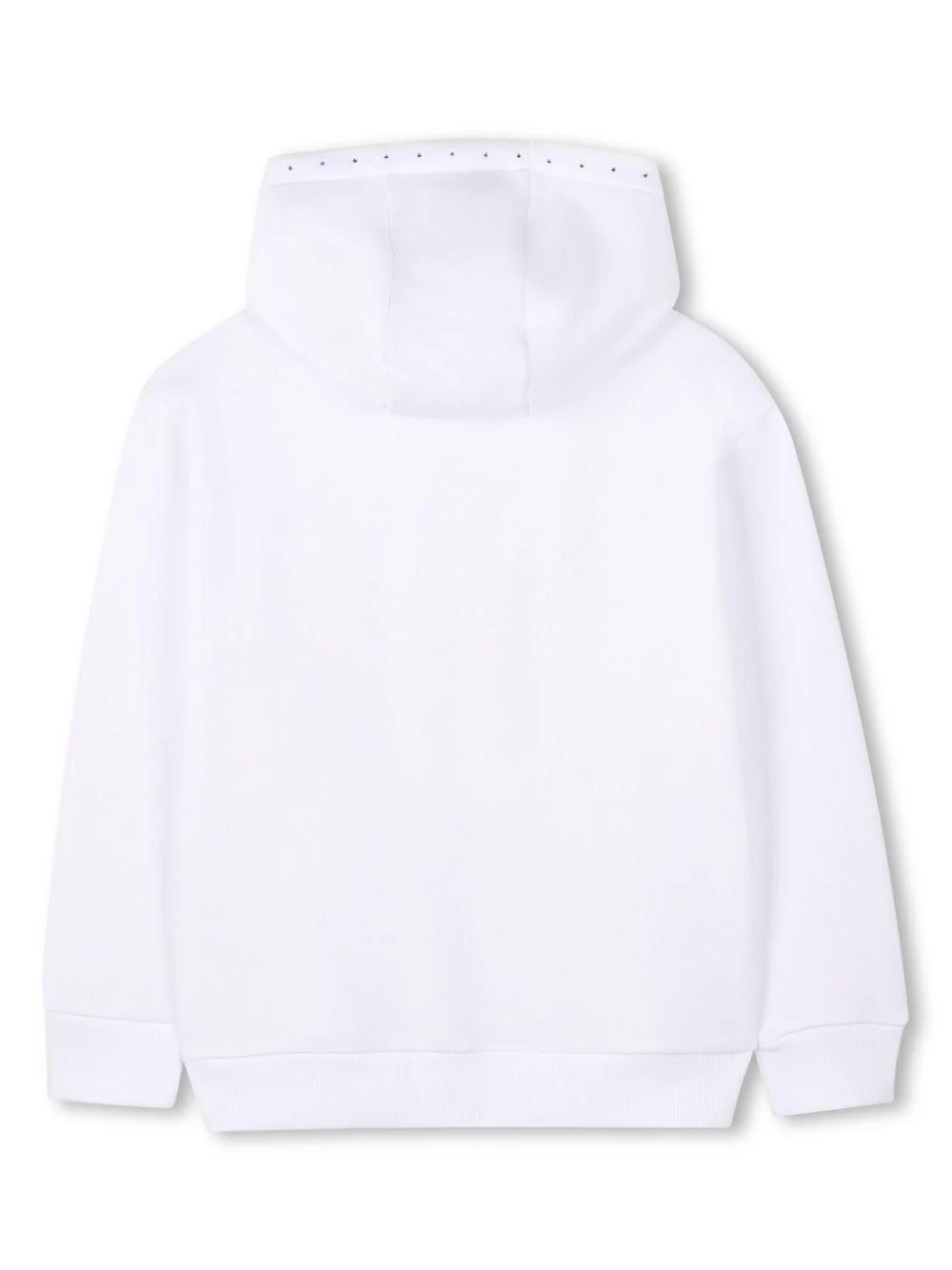 Felpa per bambina Givenchy Kids bianco con decorazione strass - Image 2