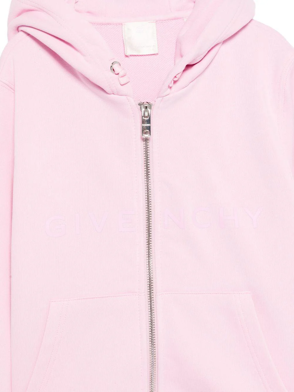 Felpa per bambina Givenchy Kids rosa con cappuccio - Image 2