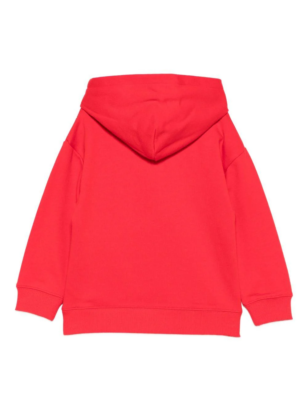 Felpa per bambina Marc Jacobs Kids rossa con cappuccio e stampa sul davanti - Image 2