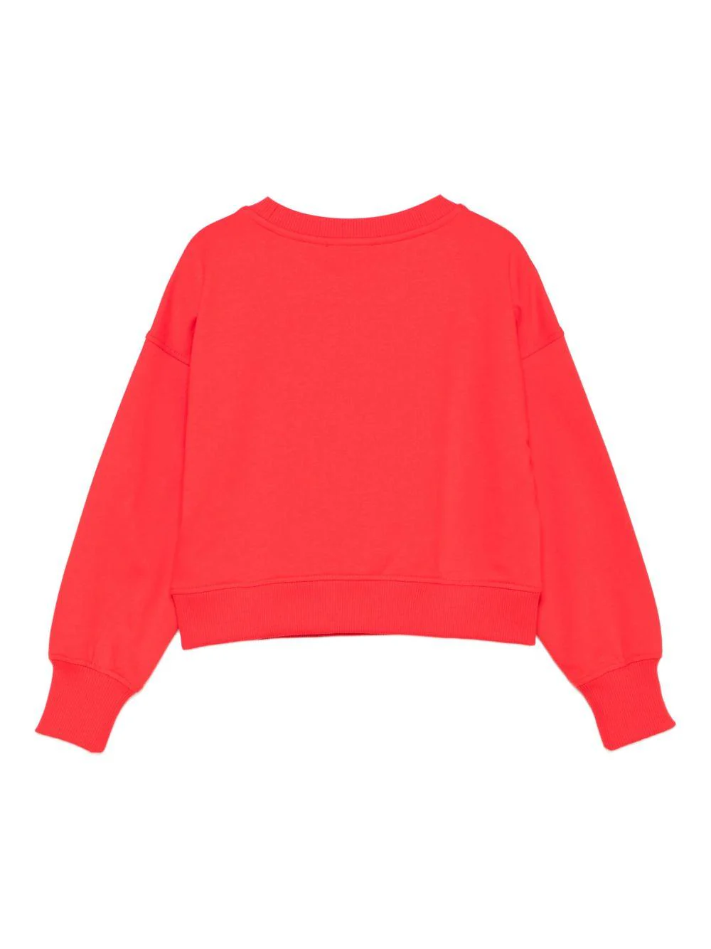 Felpa per bambina Moschino Kids rossa con stampa orso - Image 2