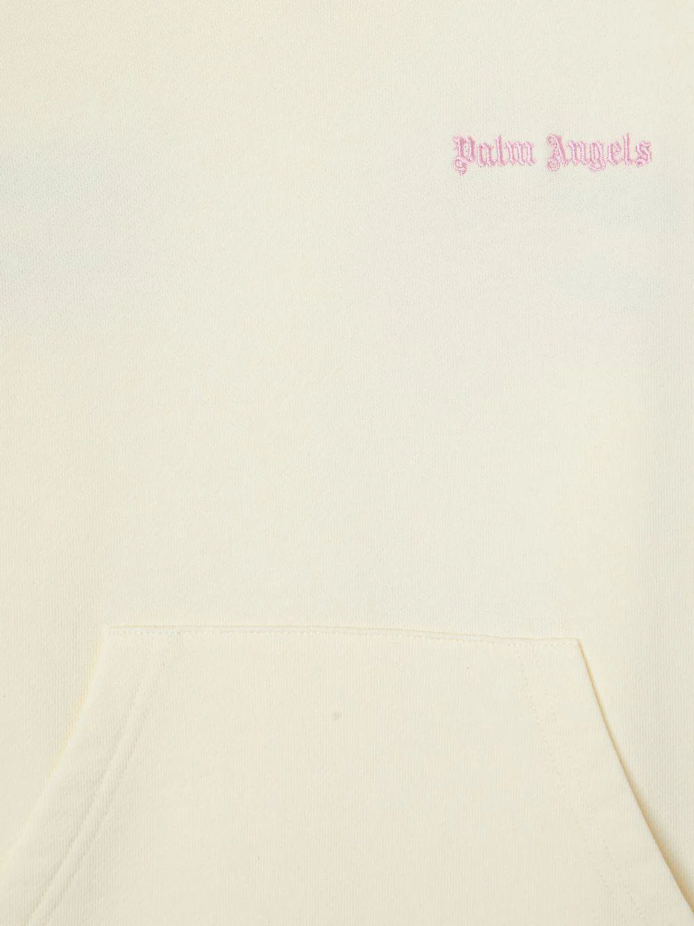 Felpa per bambina Palm Angels Kids beige con cappuccio - Image 2