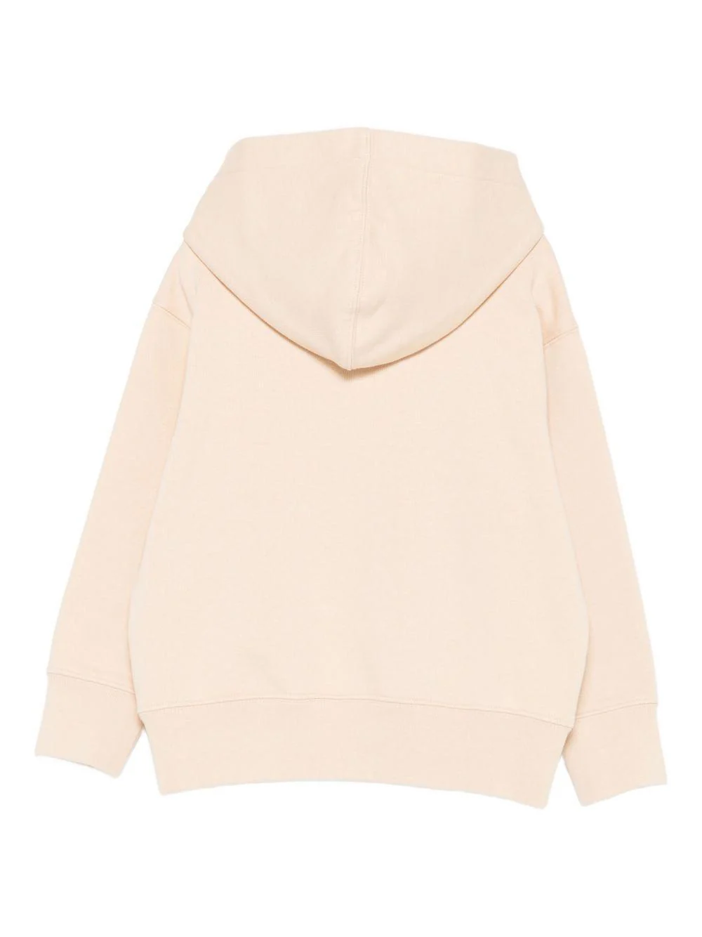 Felpa per bambina Palm Angels Kids beige con stampa Teddy e cappuccio - Image 3