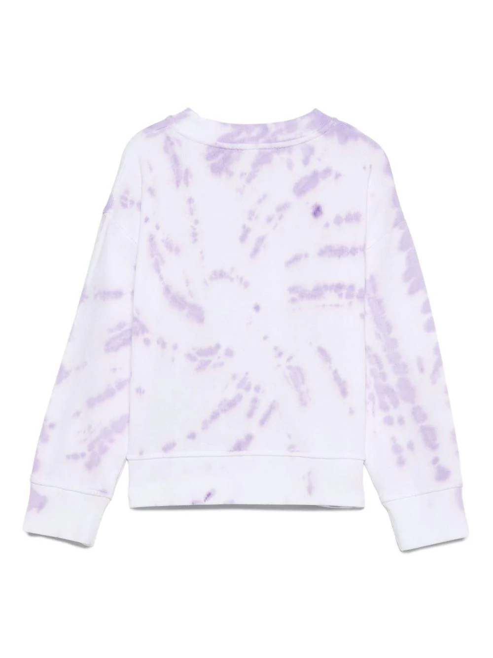 Felpa per bambina Stella McCartney Kids viola con motivo tie-dye - Image 3