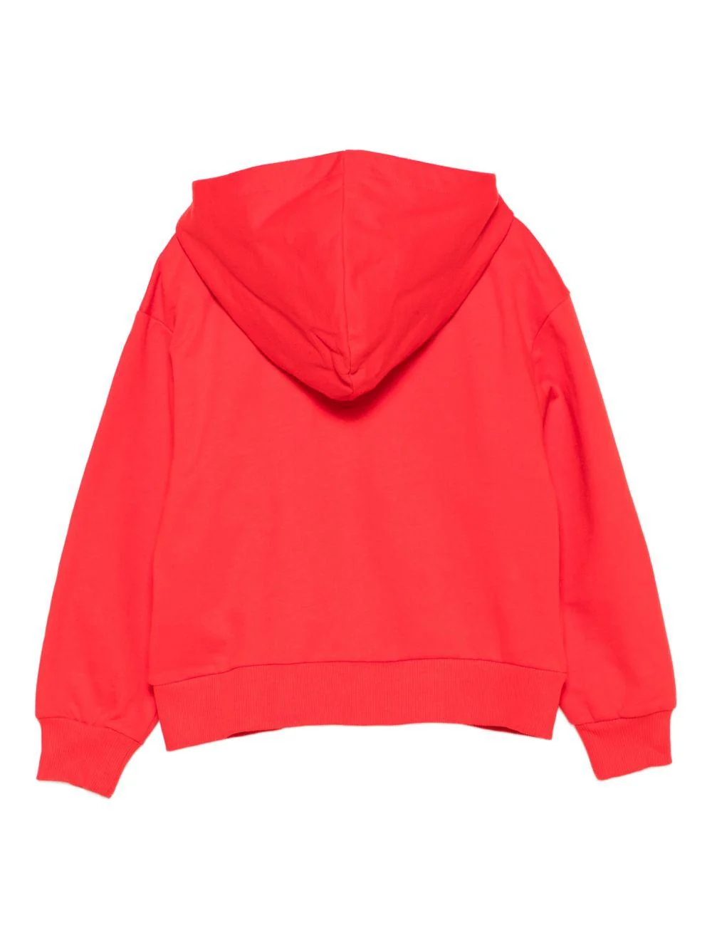 Felpa per bambini Moschino Kids rosso con chiusura con zip - Image 2