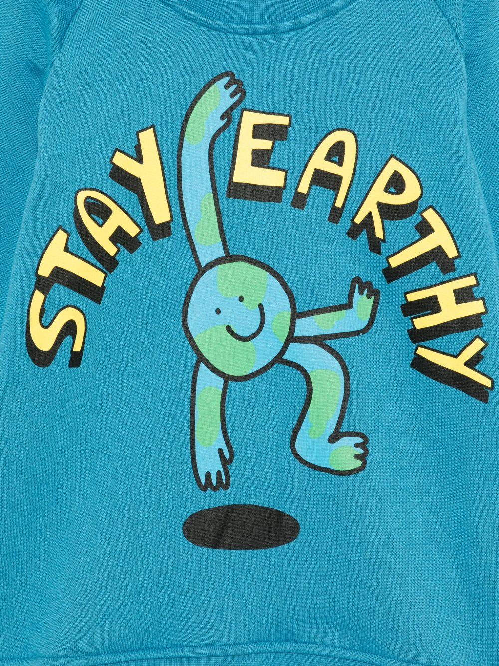 Felpa per bambini Stella McCartney Kids blu con stampa grafica - Image 2