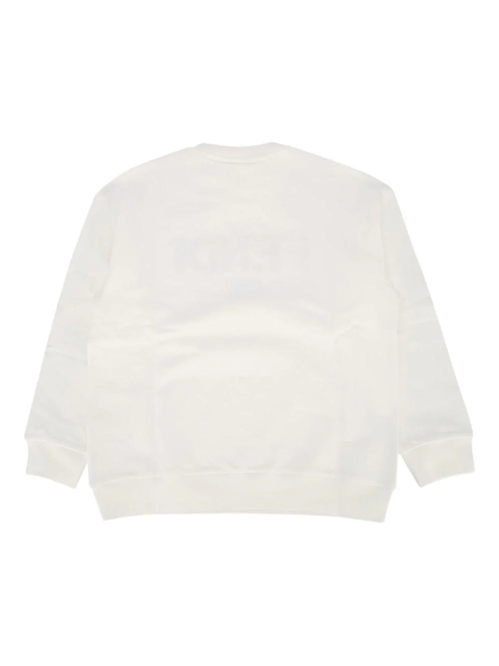 Felpa per bambino Fendi Kids bianco con stampa logo - Image 2