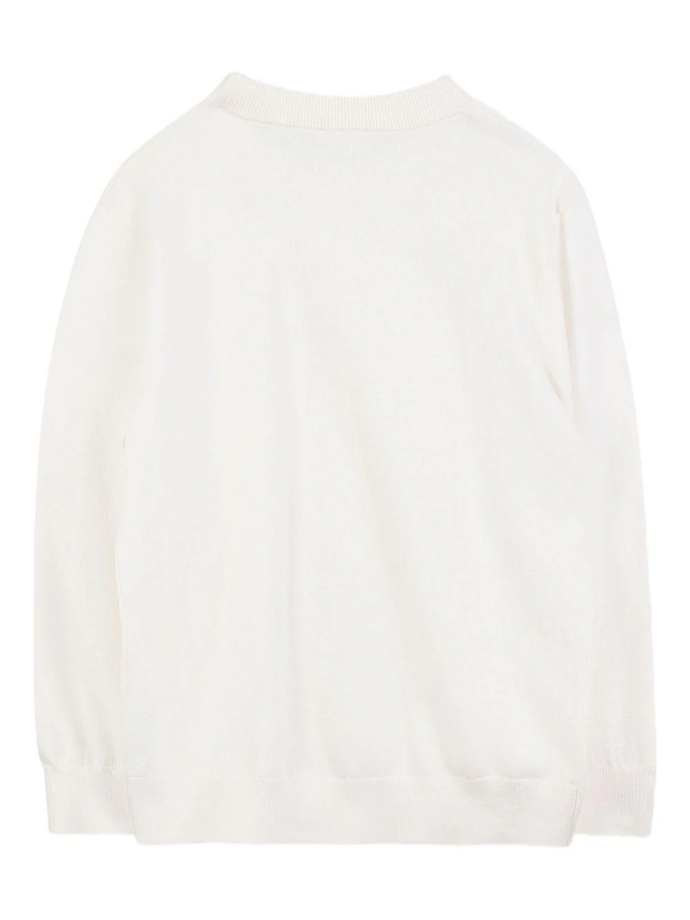 Felpa per bambino Givenchy Kids bianca con logo ricamato - Image 2
