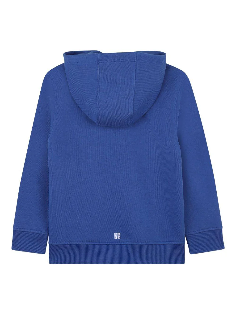 Felpa per bambino Givenchy Kids blu con stampa slogan - Image 2