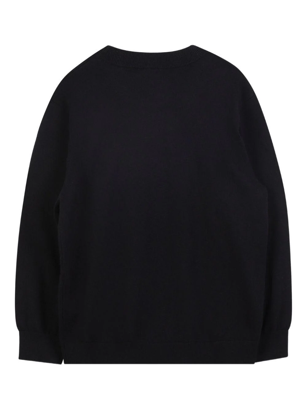 Felpa per bambino Givenchy Kids nera con applicazione con ricamo - Image 2