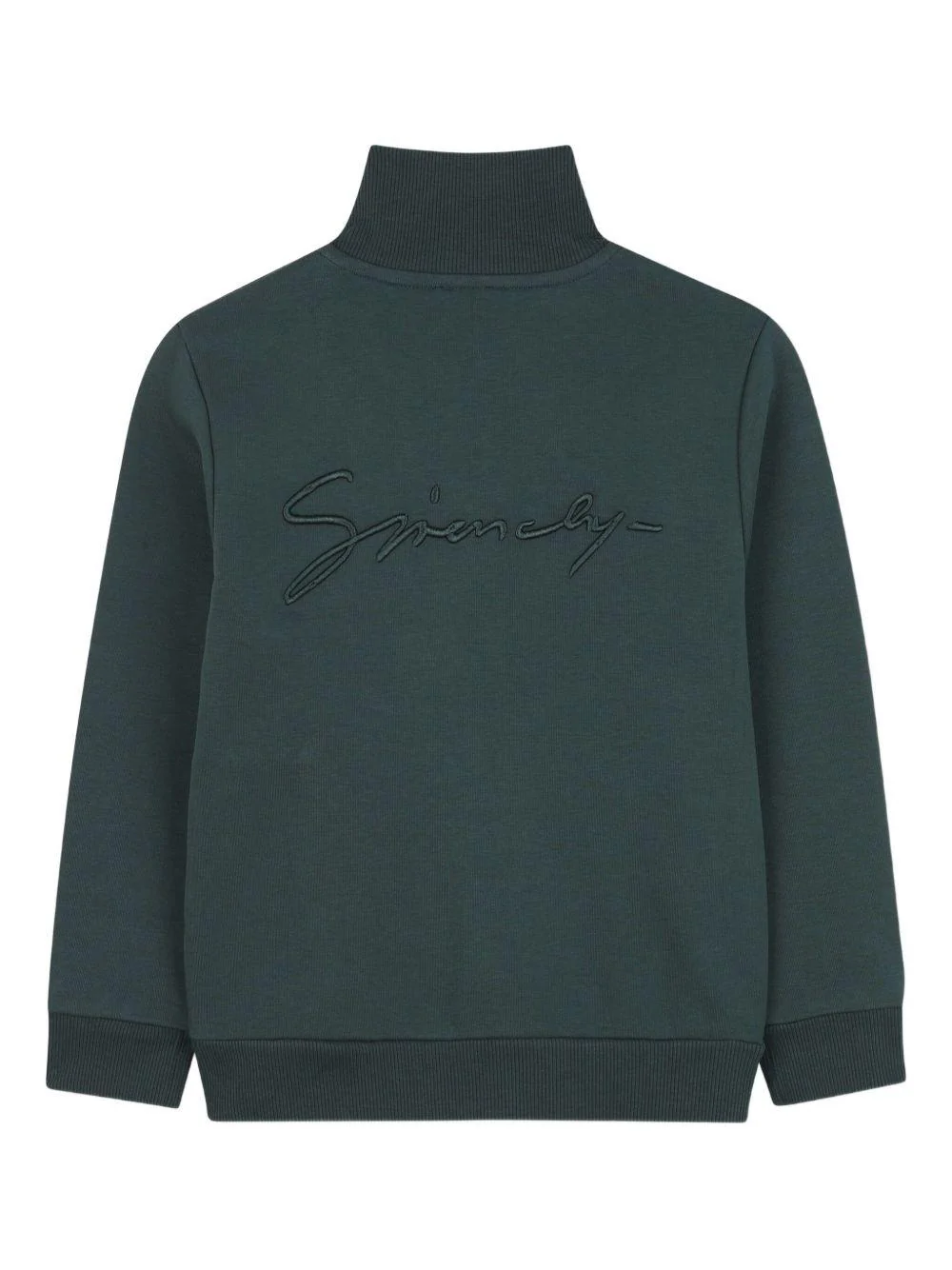 Felpa per bambino Givenchy Kids verde con ricamo con logo - Image 2
