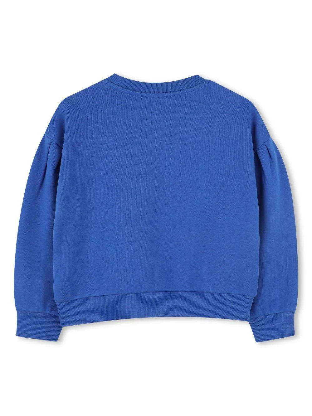 Felpa per bambino Kenzo Kids Festive blu con stampa con tigre - Image 2