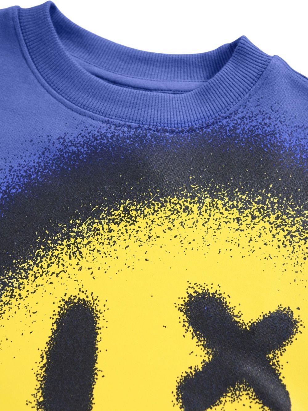 Felpa per bambino Molo blu con stampa grafica smiley - Image 2