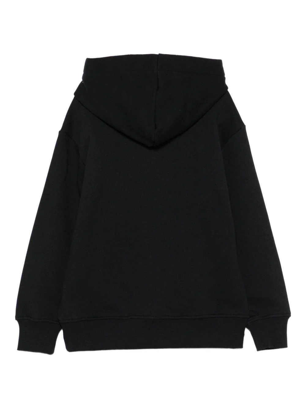 Felpa per bambino MSGM Kids nera con cappuccio - Image 2