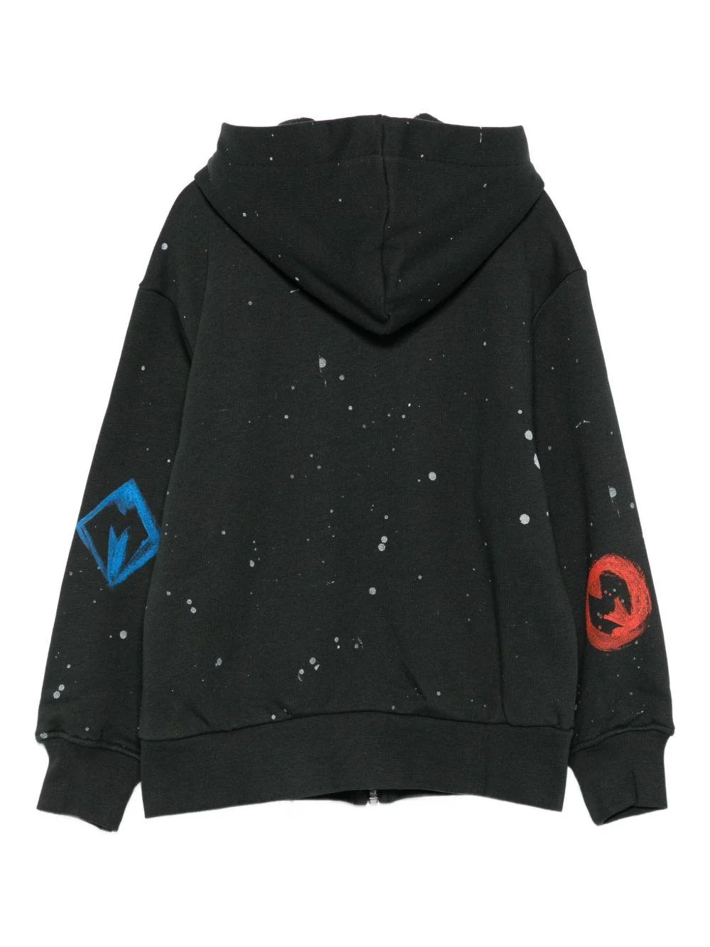 Felpa per bambino MSGM Kids nero con cappuccio - Image 2