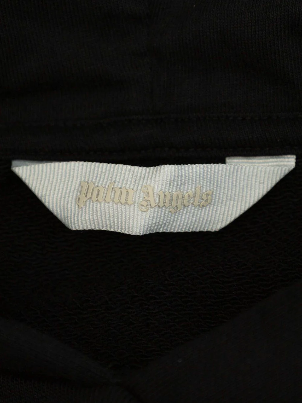 Felpa per bambino Palm Angels Kids nera con stampa con logo - Image 2