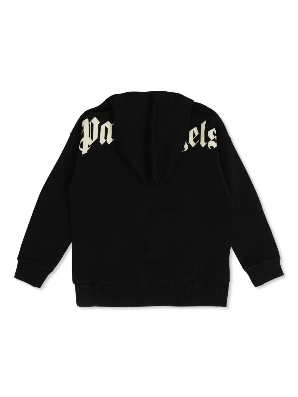Felpa per bambino Palm Angels Kids nera con stampa con logo - Image 4