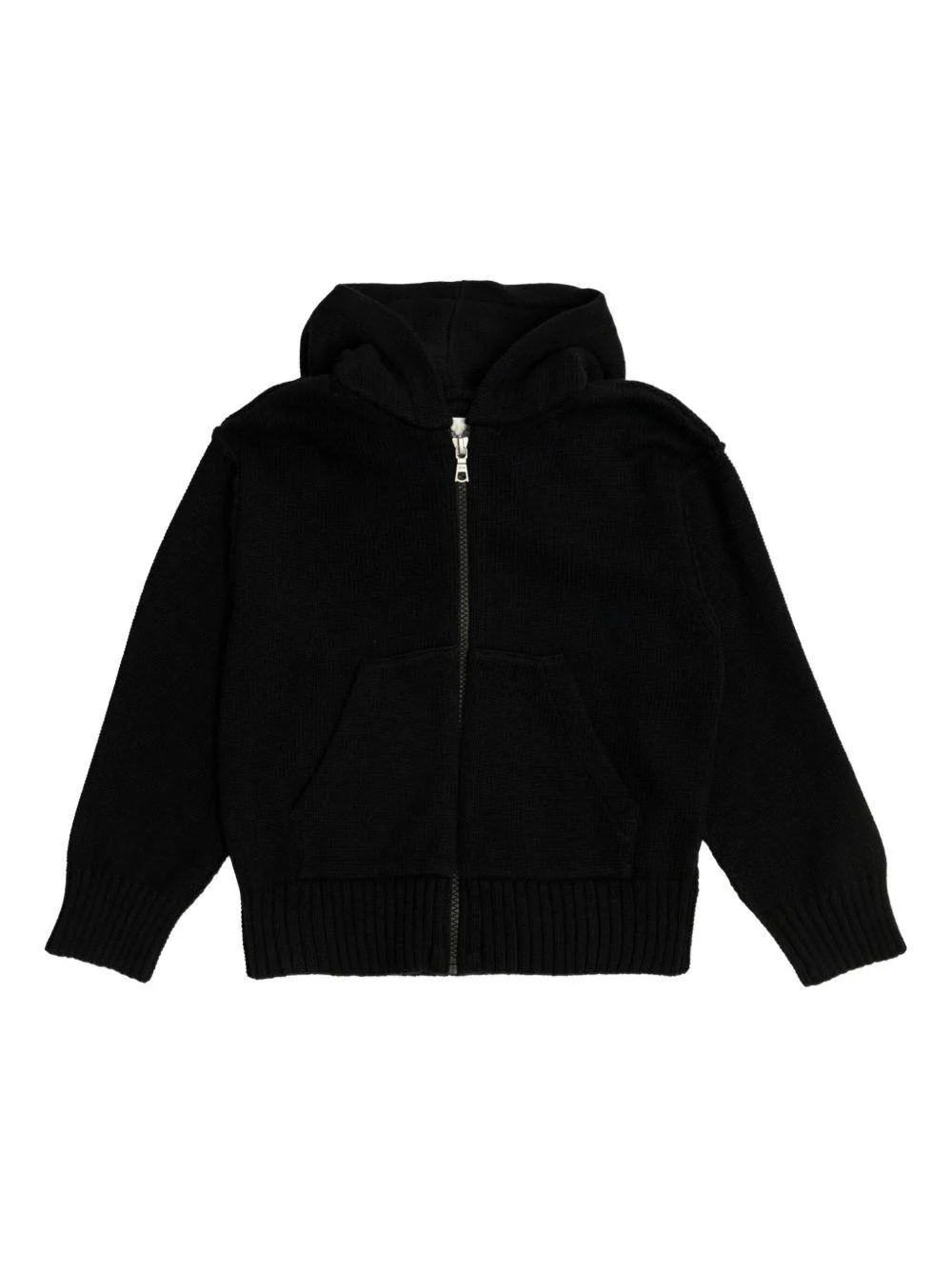 Felpa per bambino Palm Angels Kids nero lavorato a maglia