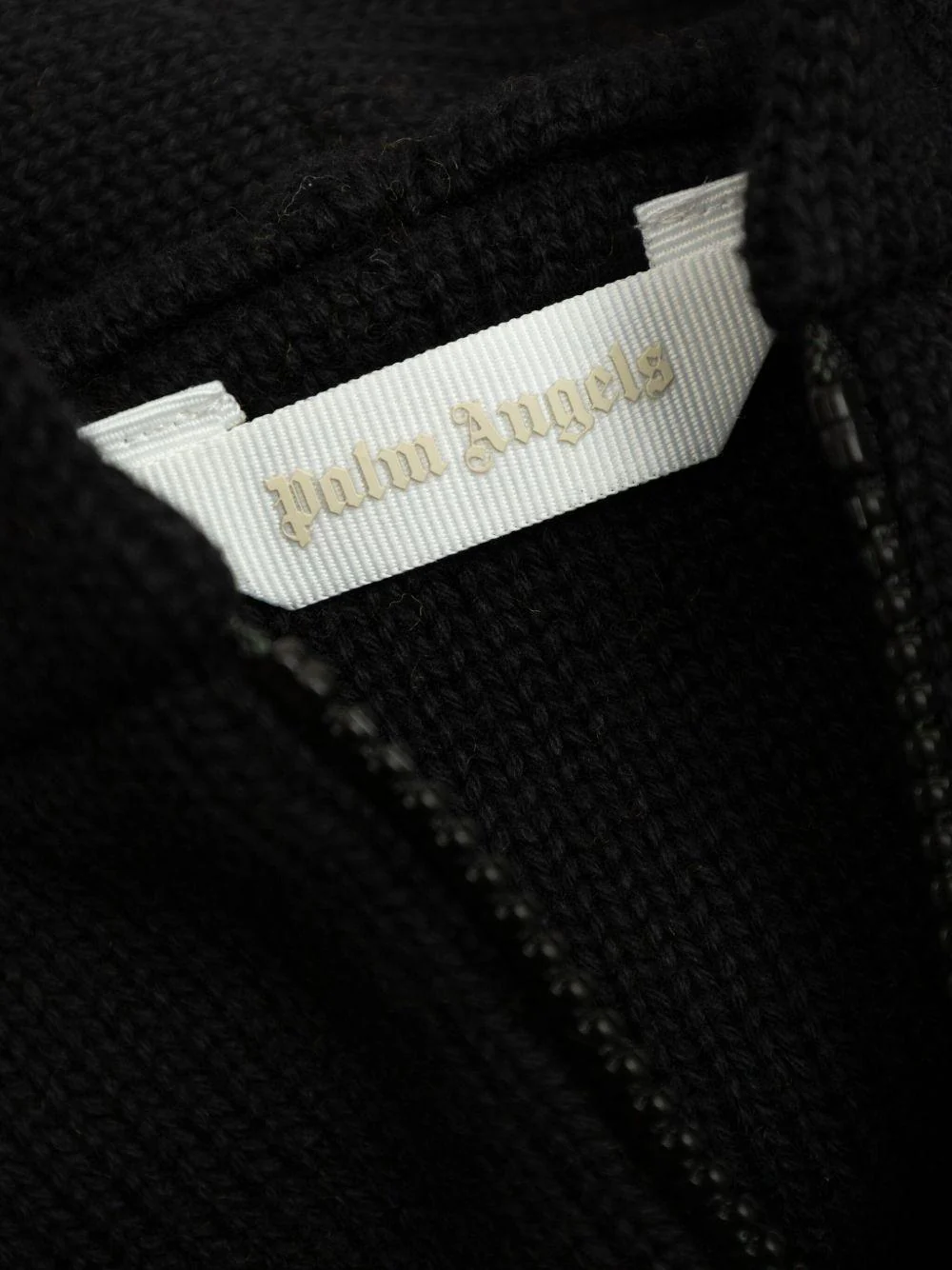 Felpa per bambino Palm Angels Kids nero lavorato a maglia - Image 4