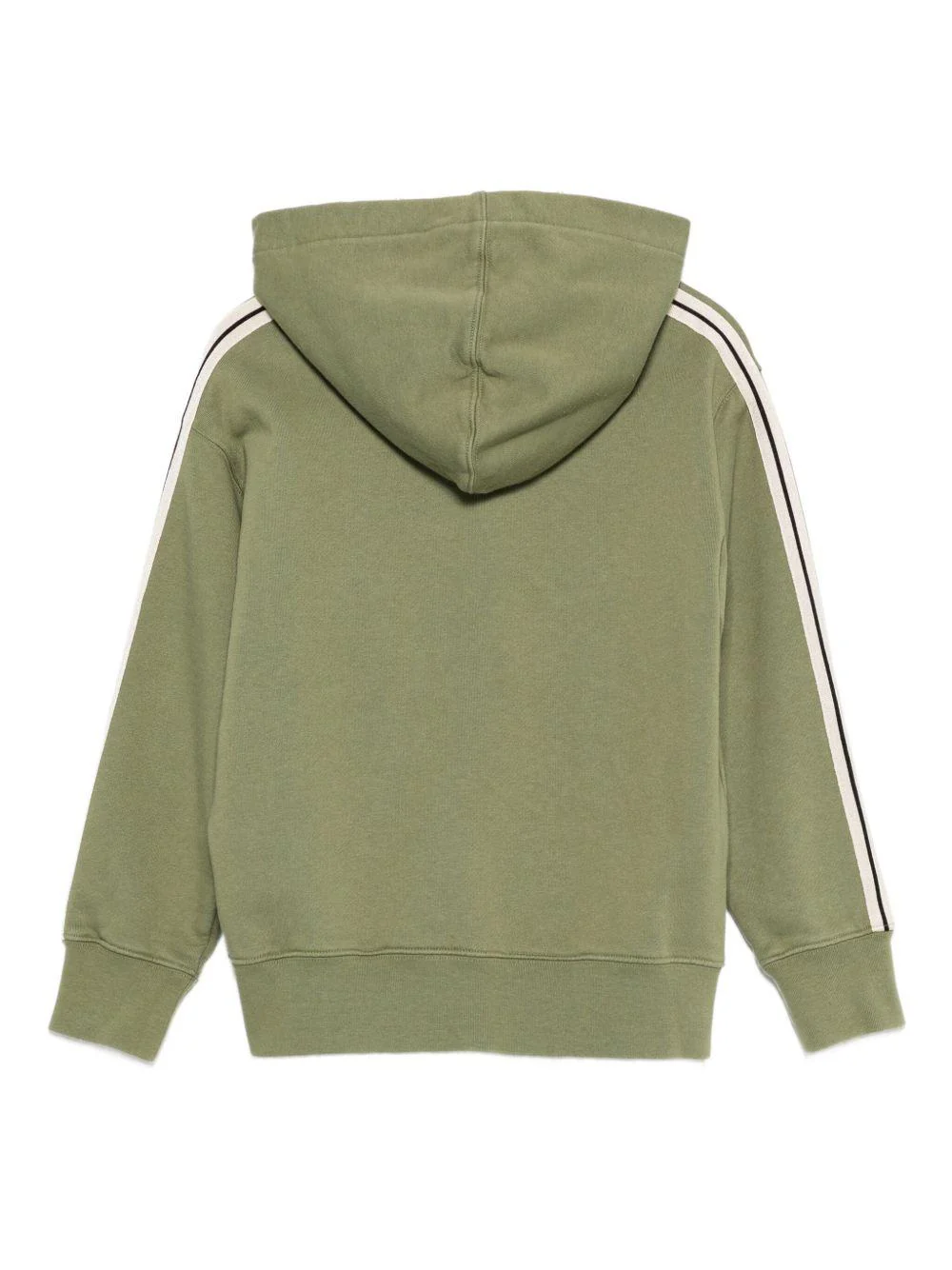 Felpa per bambino Palm Angels Kids verde con dettaglio logo - Image 3