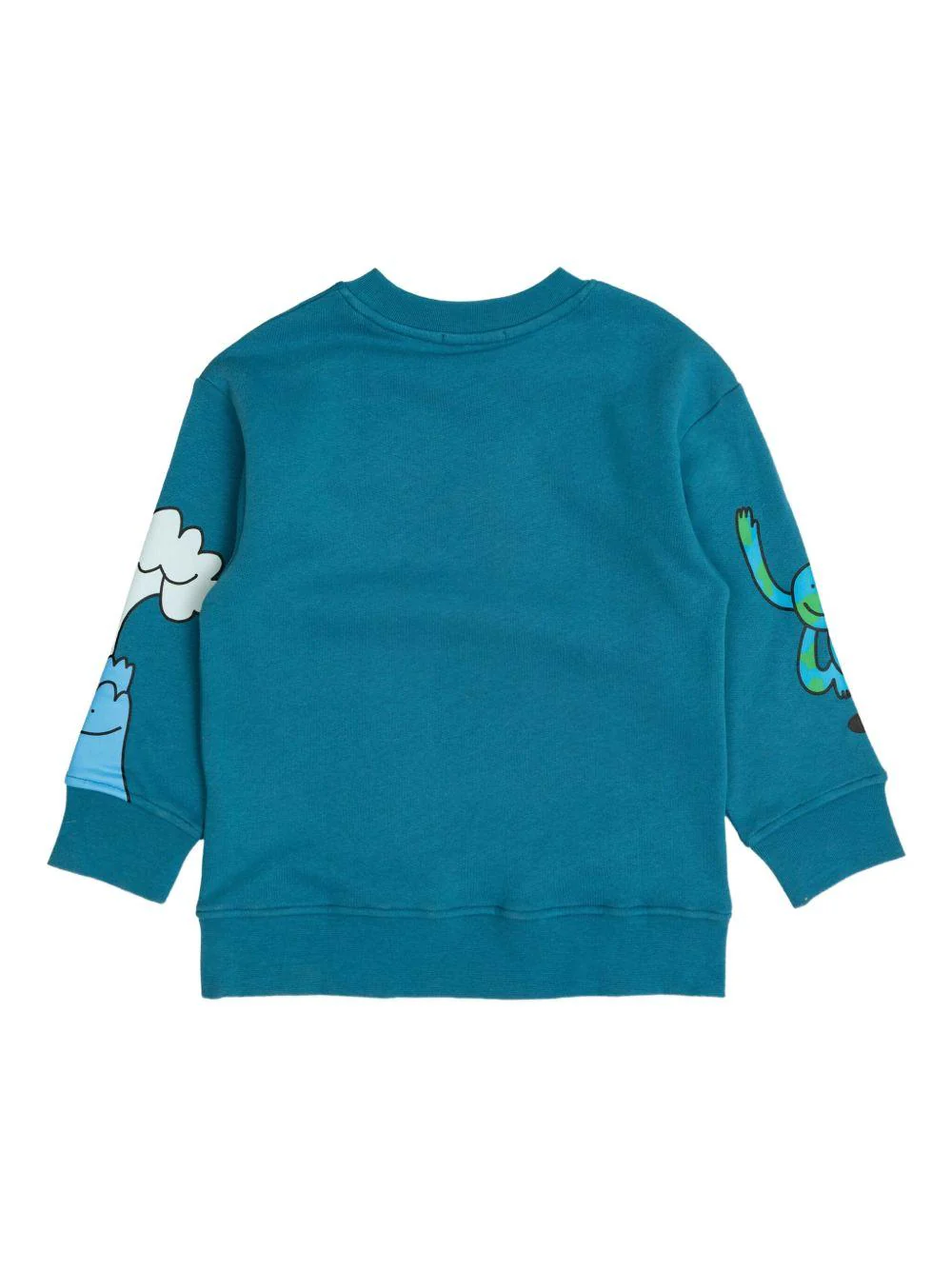 Felpa per bambino Stella McCartney Kids blu con stampa grafica cartoon - Image 2