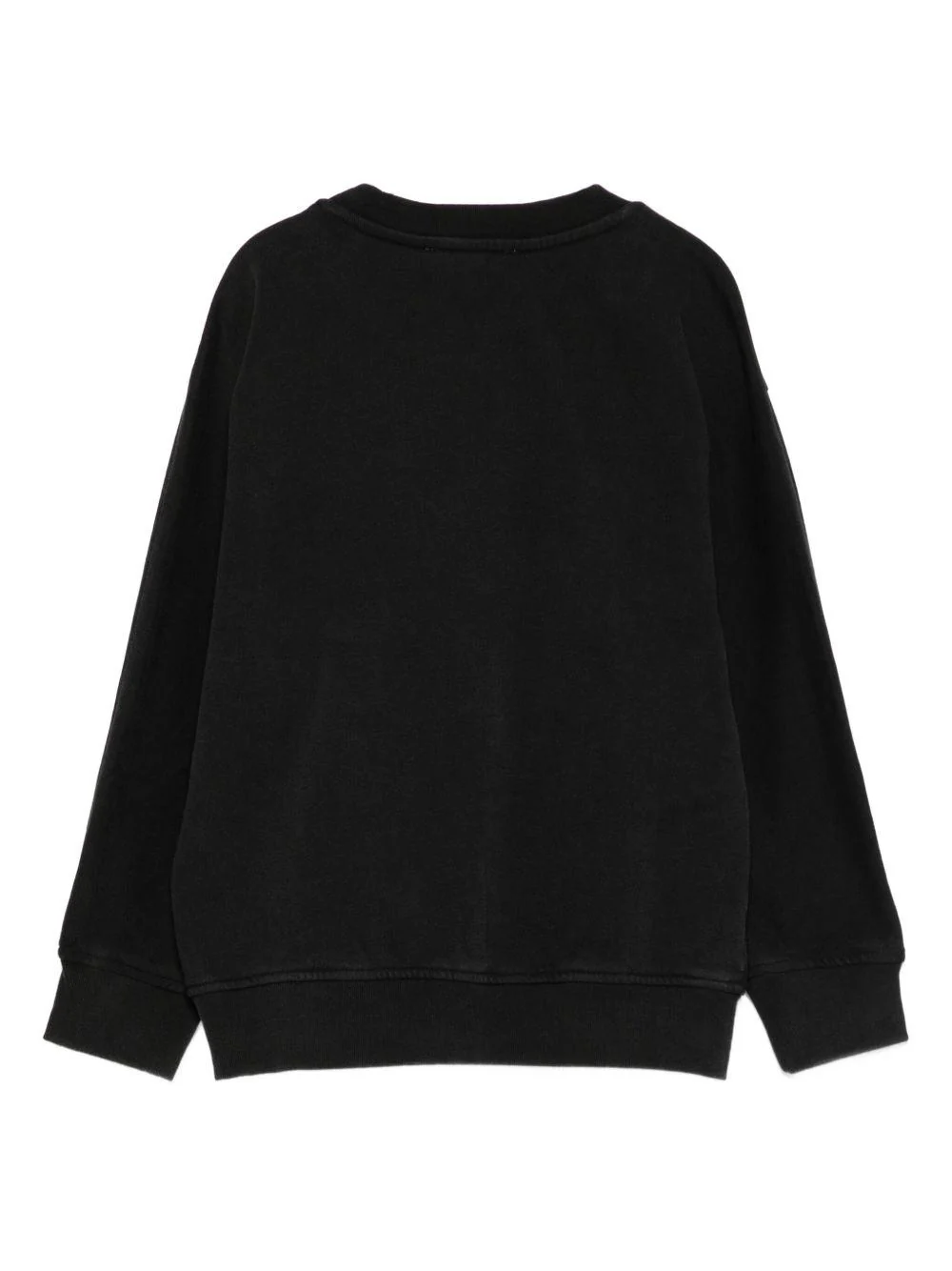Felpa per bambino Stella McCartney Kids nero con tasca applicata con logo - Image 3