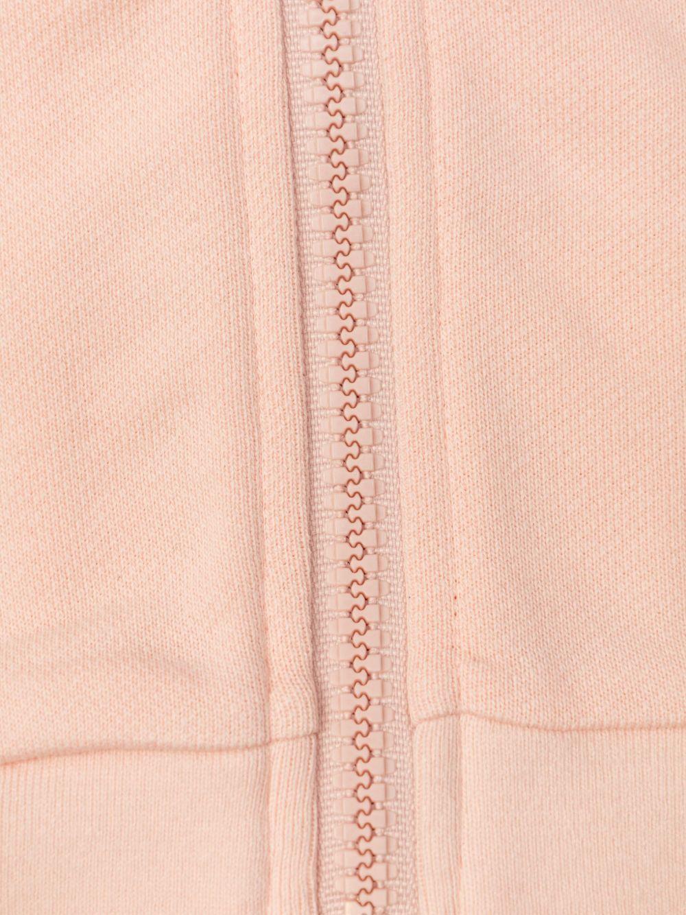 Felpa per neonata Fendi Kids rosa con logo ricamato - Image 3