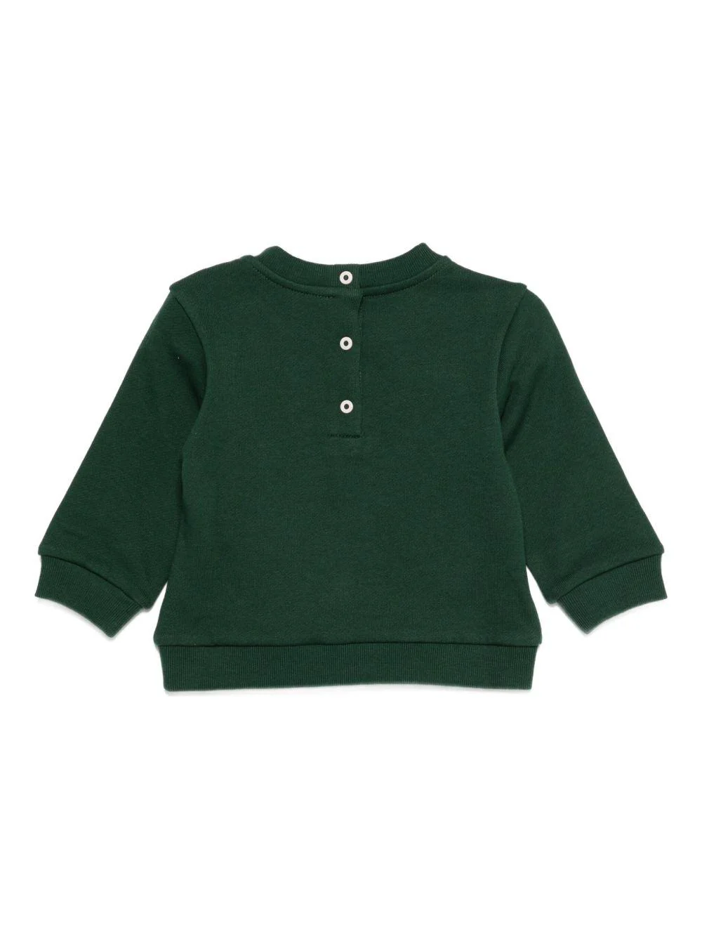 Felpa per neonati Fendi Kids verde con grafica con scoiattoli - Image 3
