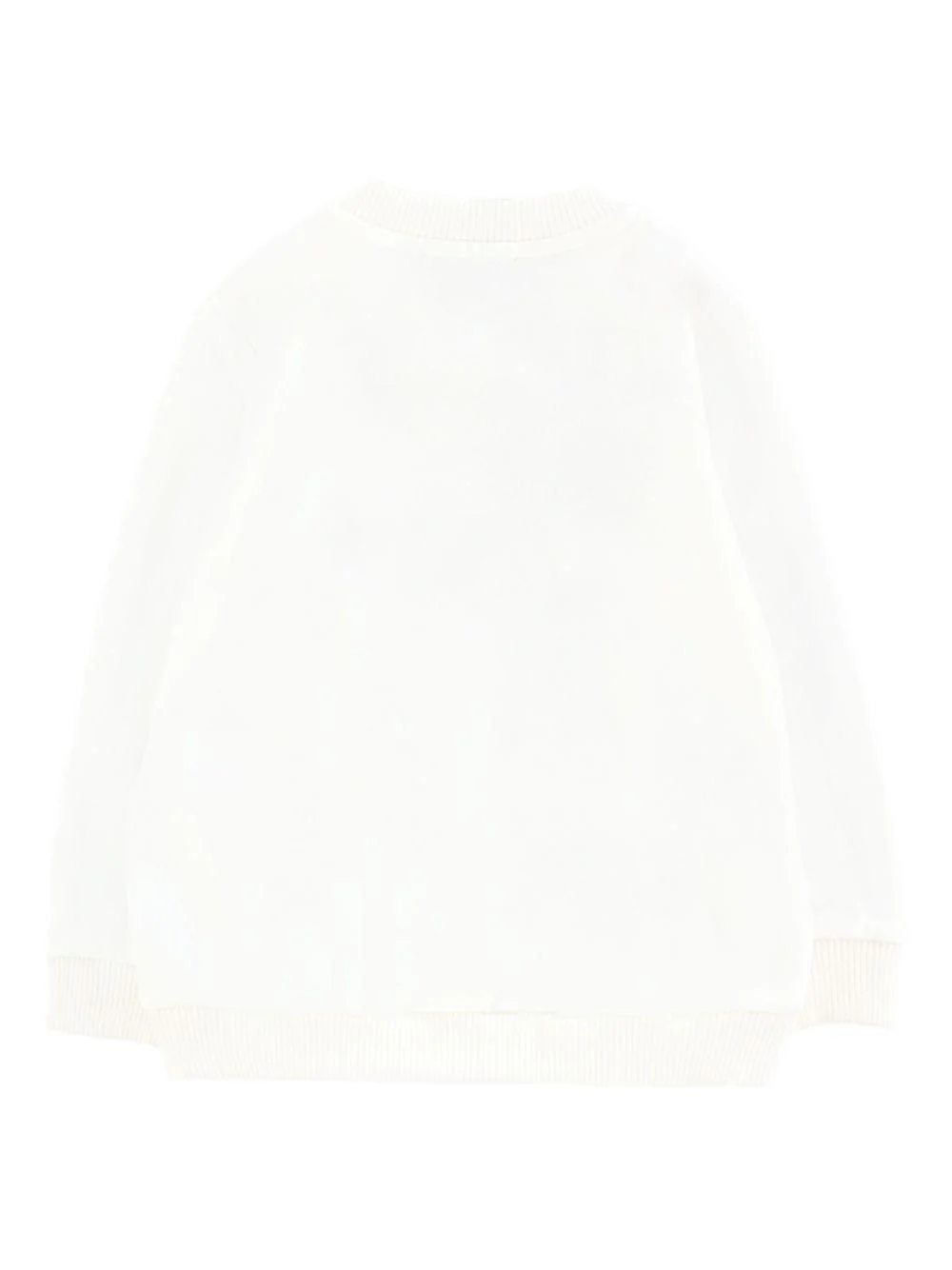 Felpa per neonati Moschino Kids bianco con logo Teddy Bear - Image 2