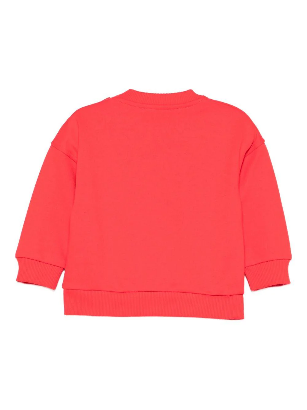 Felpa per neonati Moschino Kids rossa con logo Teddy - Image 2