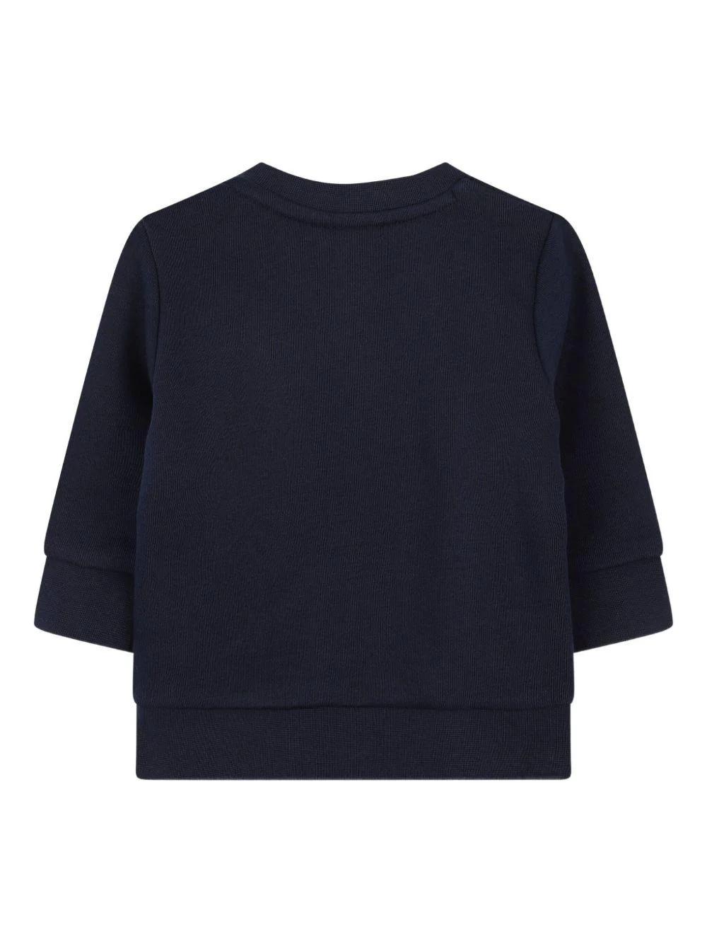 Felpa per neonato Boss Kidswear blu con applicazione logo - Image 2