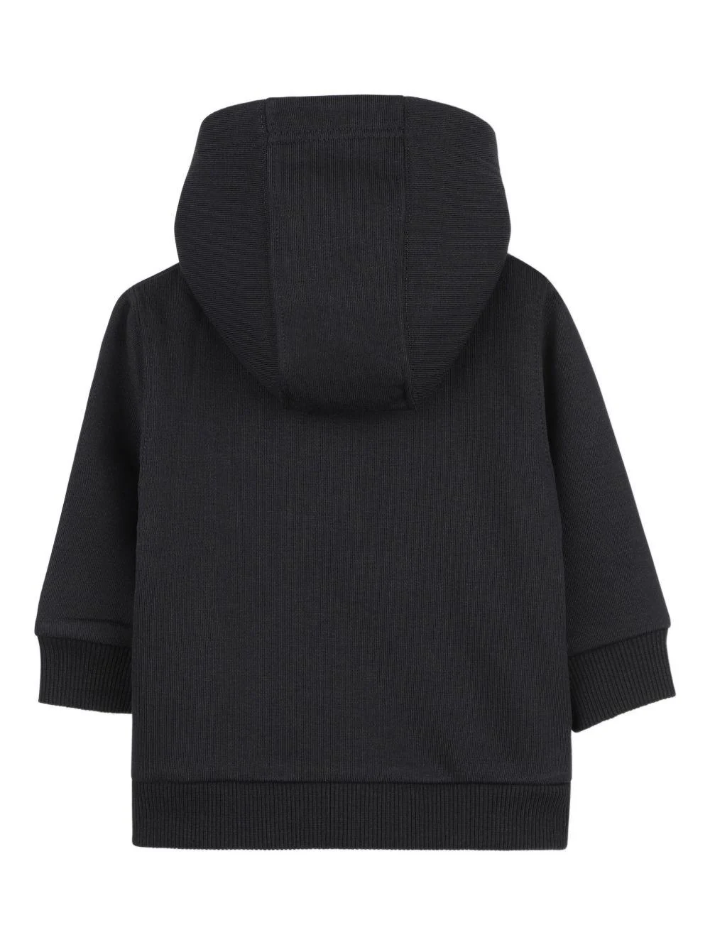 Felpa per neonato Givenchy Kids nera con scollo con cappuccio - Image 3