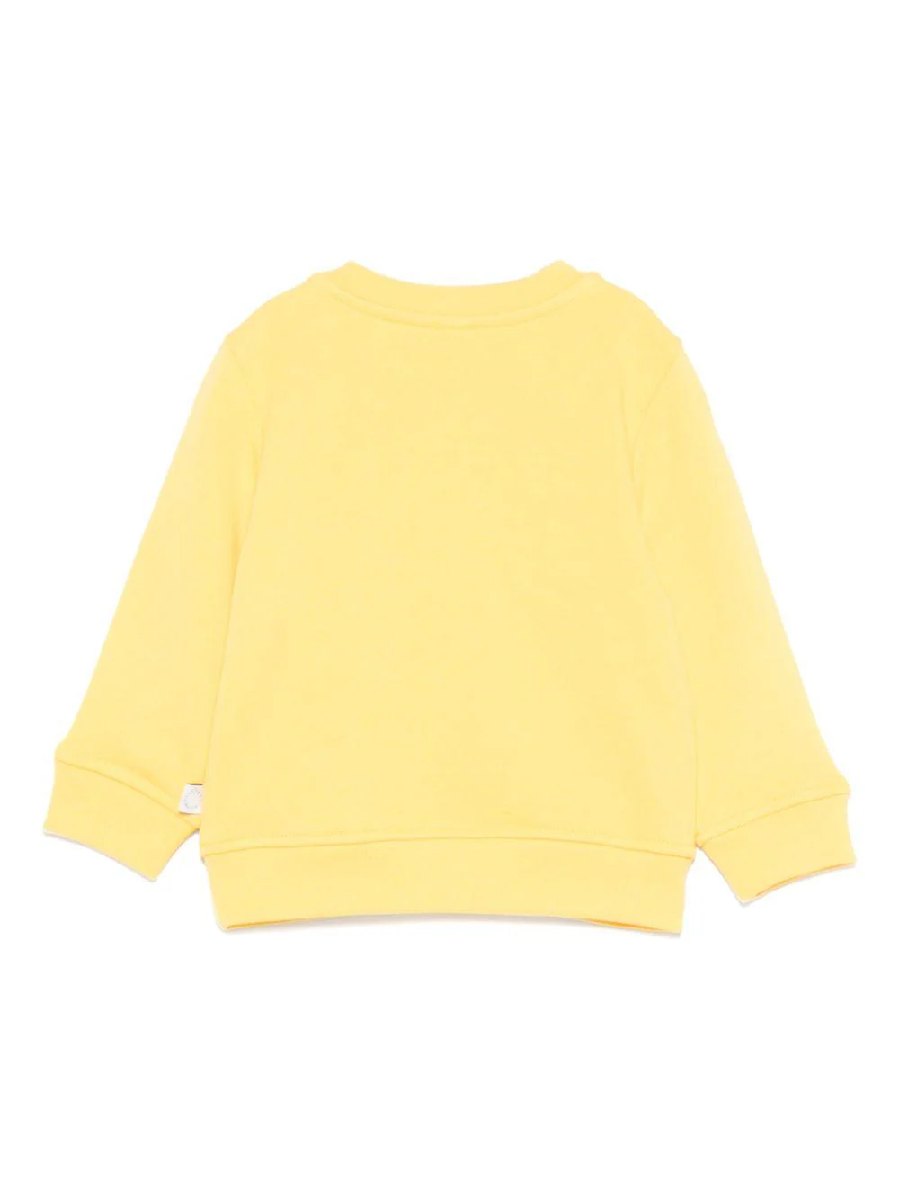 Felpa per neonato Stella McCartney Kids giallo con stampa grafica cartoon - Image 3