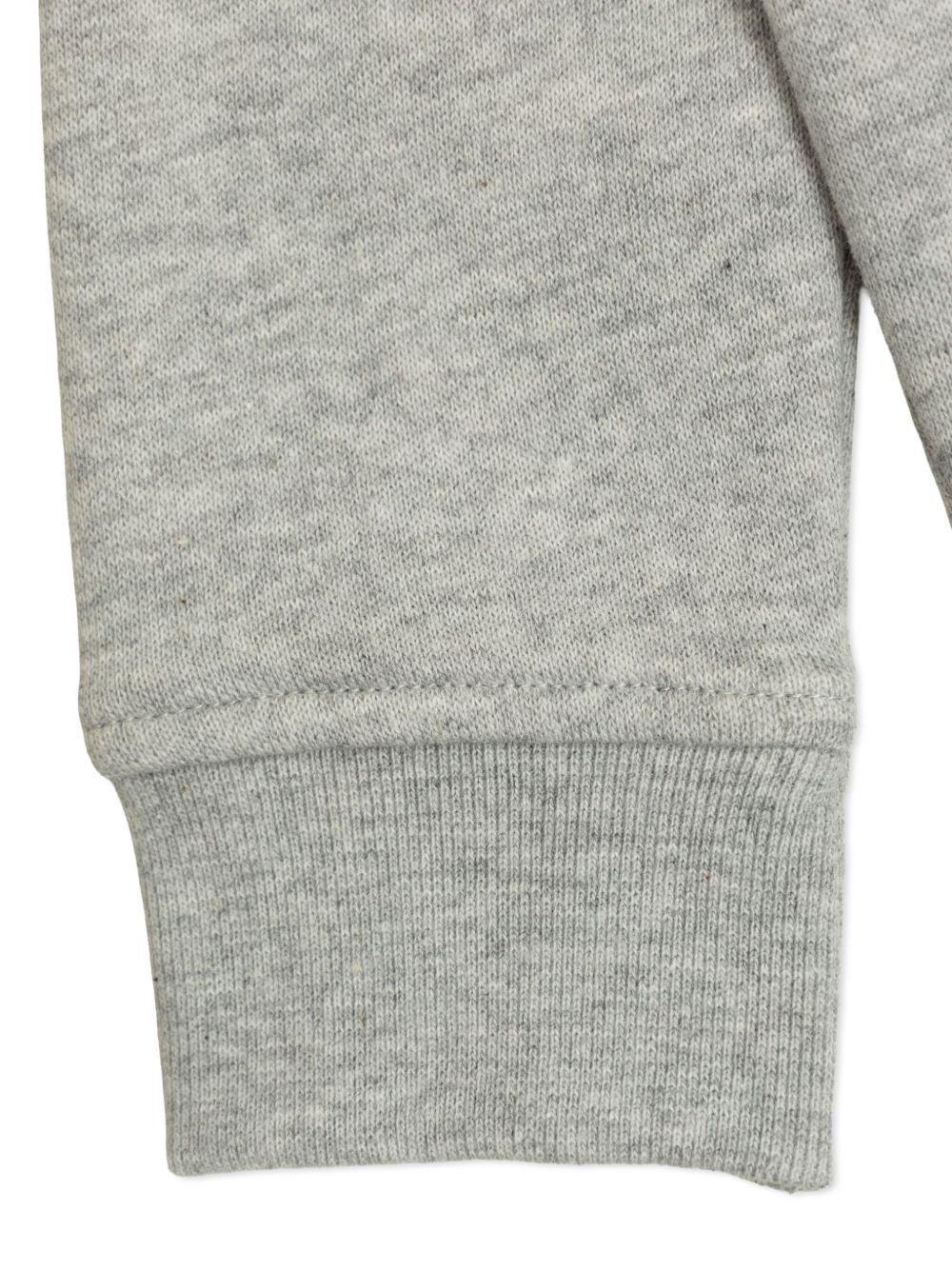 Felpa per neonato Stella McCartney Kids grigia con motivo Bear - Image 4