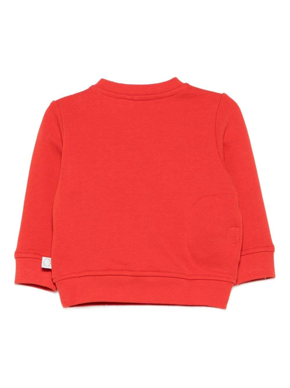 Felpa per neonato Stella McCartney Kids rosso con stampa Babbo Natale - Image 2