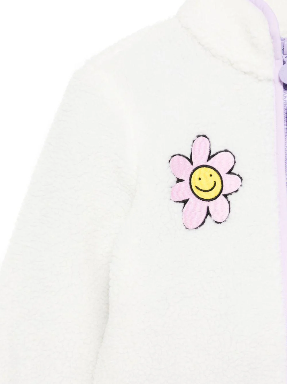 Giacca per bambina Stella McCartney Kids bianco con ricamo - Image 2