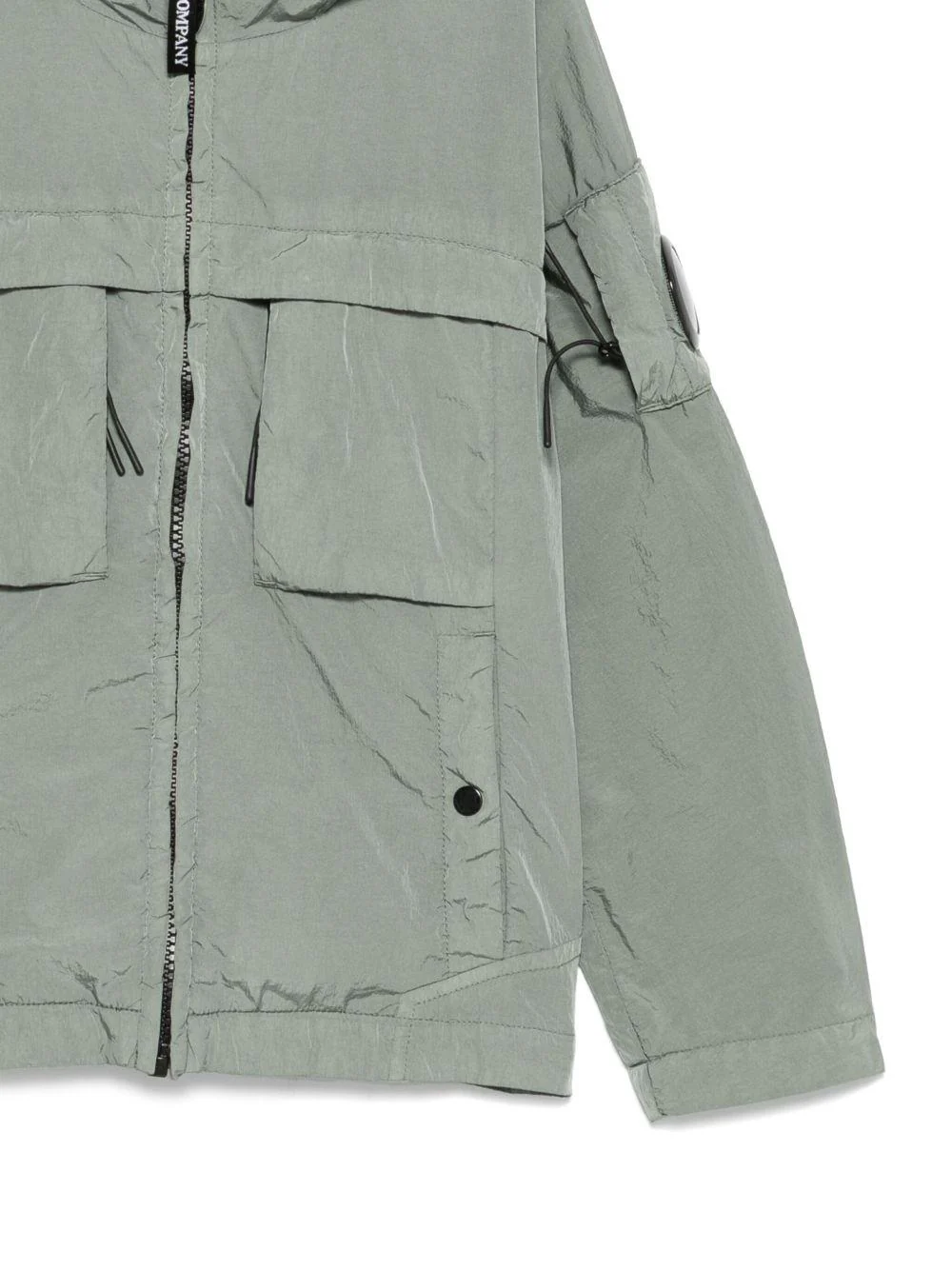 Giacca per bambino C.P. Company Kids grigio con applicazione - Image 2