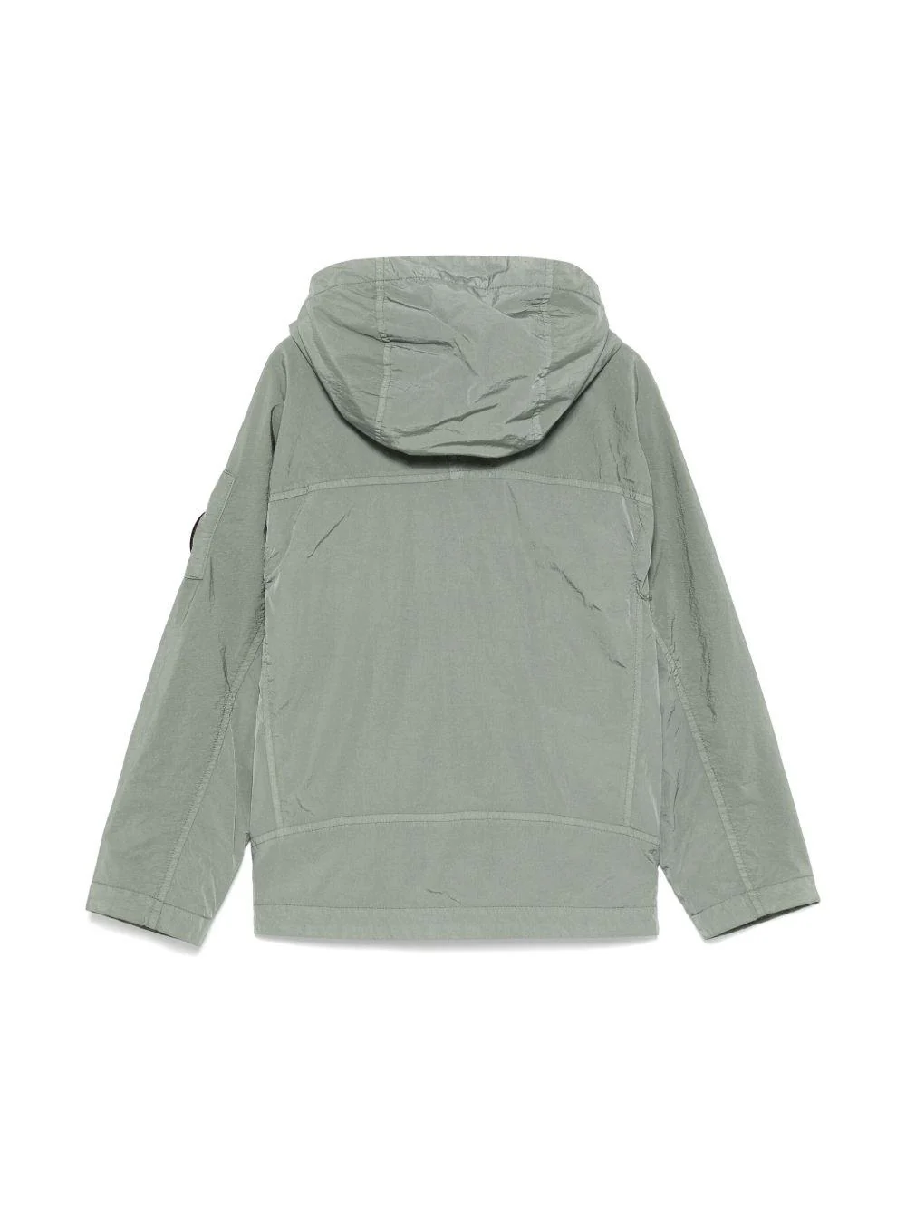Giacca per bambino C.P. Company Kids grigio con applicazione - Image 3