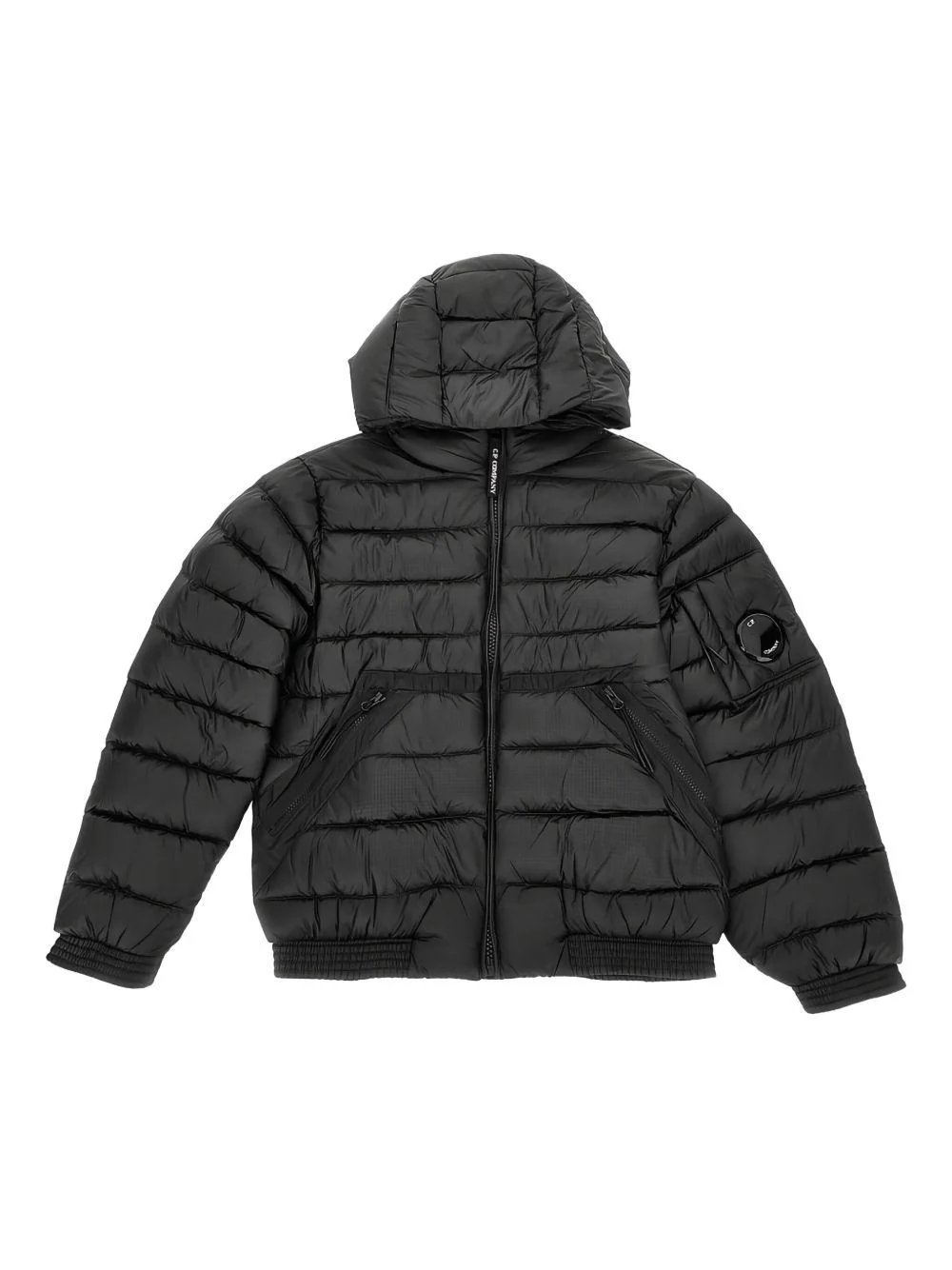 Giacca per bambino C.P. Company Kids nero con cappuccio