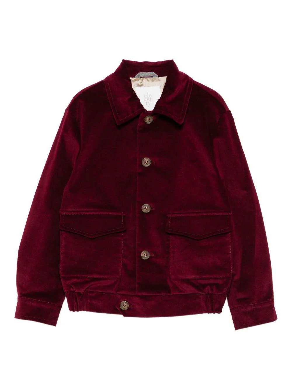 Giacca per bambino Eleventy Kids rosso con bottoni