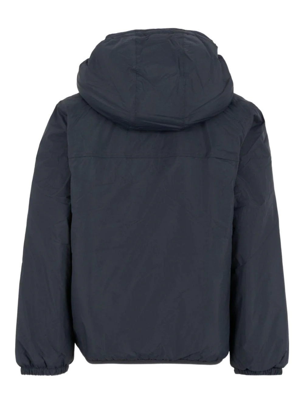 Giacca per bambino K Way Kids blu con cappuccio e fodera in pile - Image 2
