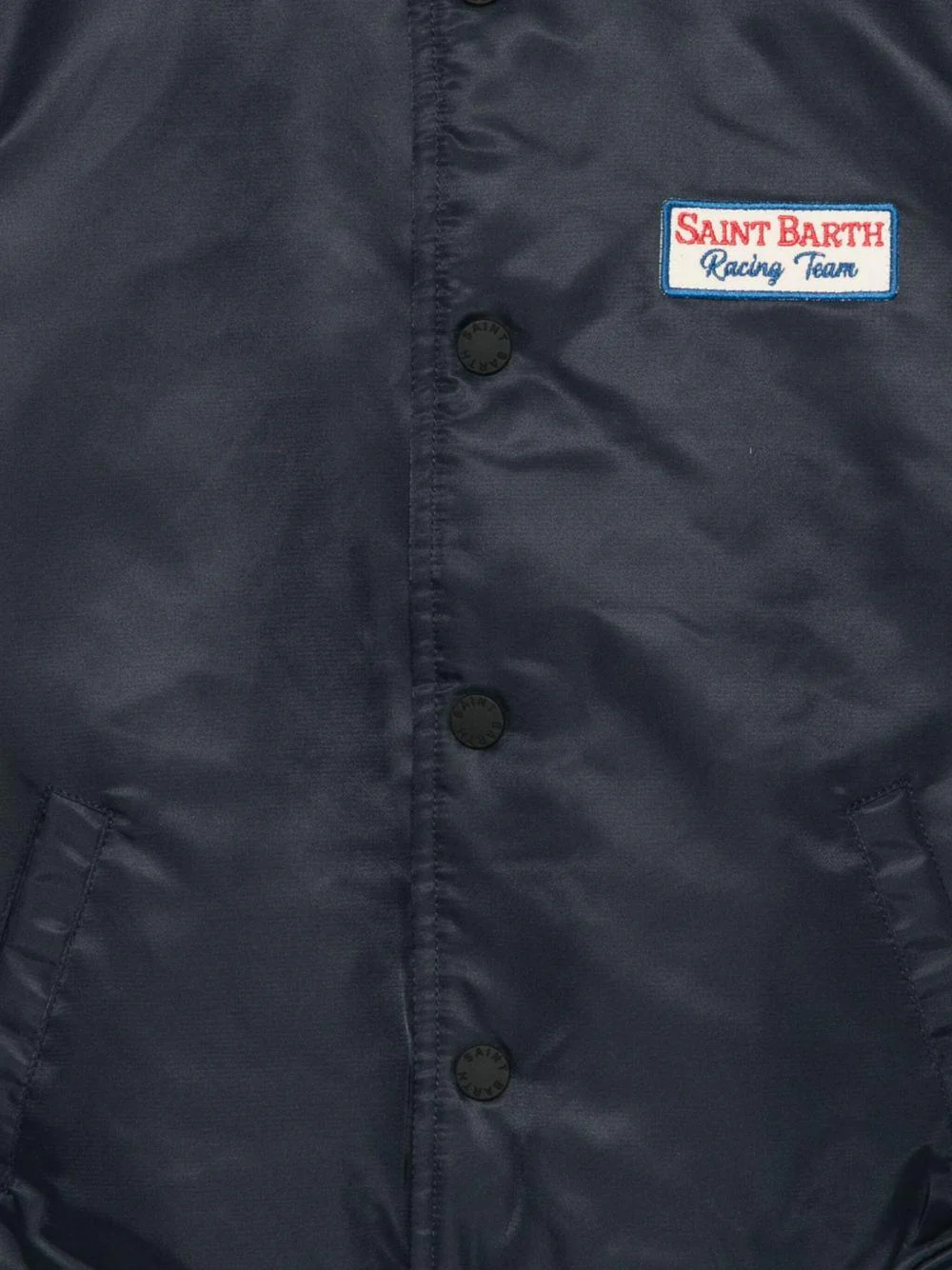 Giacca per bambino MC2 Saint Barth Kids x Peanuts Wells Jr. blu con toppa logo - Image 3