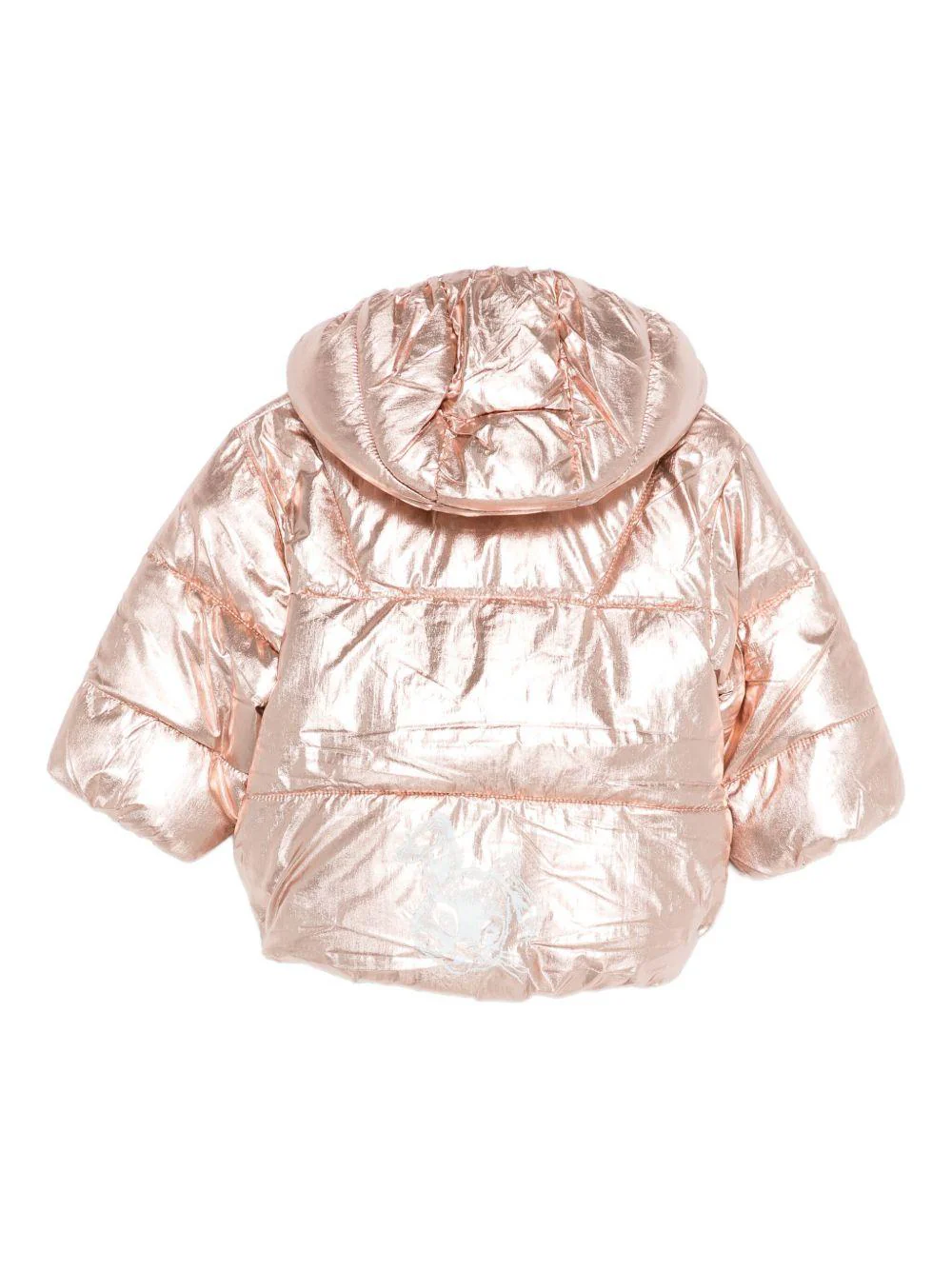 Giubbino Harpo per neonata Molo rosa con effetto metallizzato - Image 2