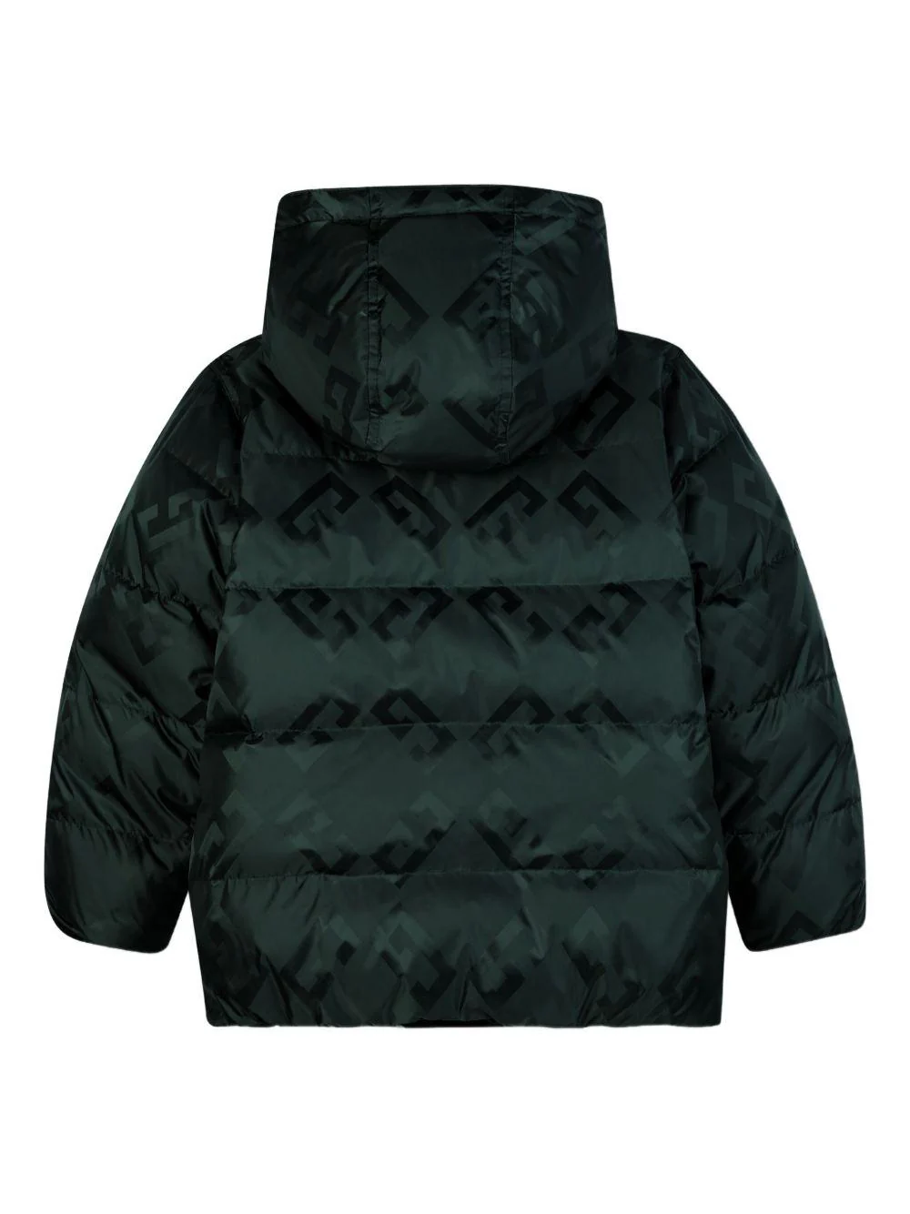 Giubbino per bambina Givenchy Kids verde con cappuccio - Image 2
