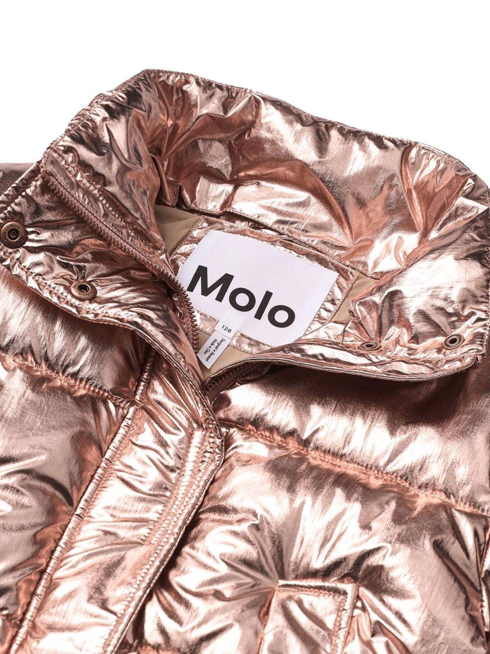 Giubbino per bambina Molo rosa con effetto metallizzato - Image 3