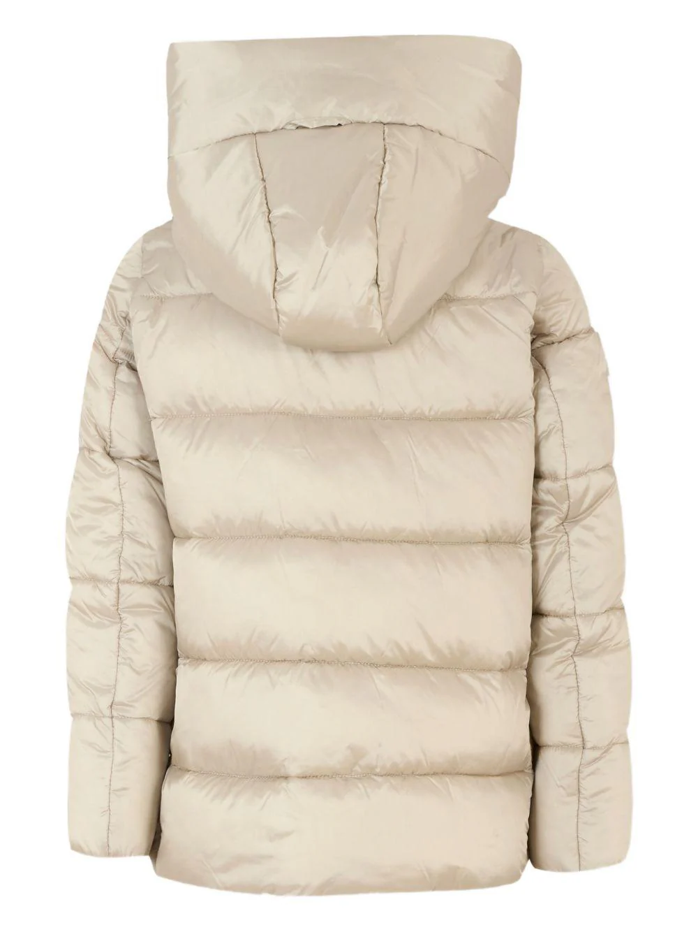 Giubbino per bambina Save The Duck Kids beige con cappuccio - Image 3