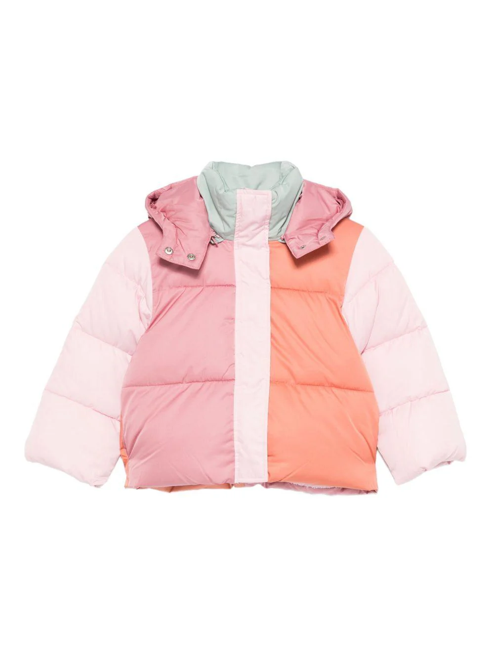 Giubbino per bambina Stella McCartney Kids rosa con design trapuntato