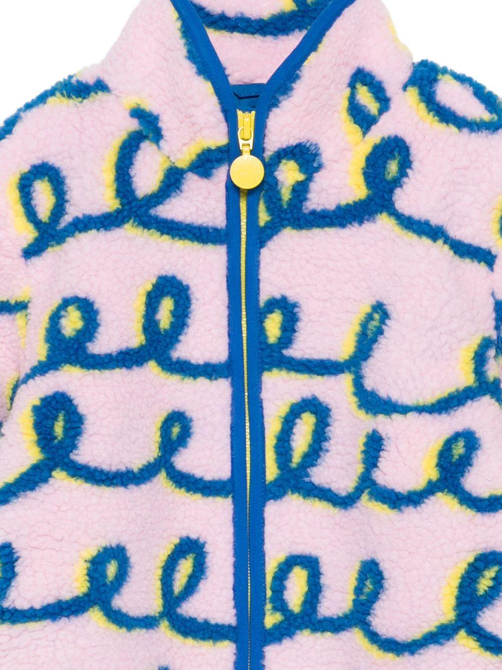 Giubbino per bambina Stella McCartney Kids rosa con motivo a vortice - Image 3