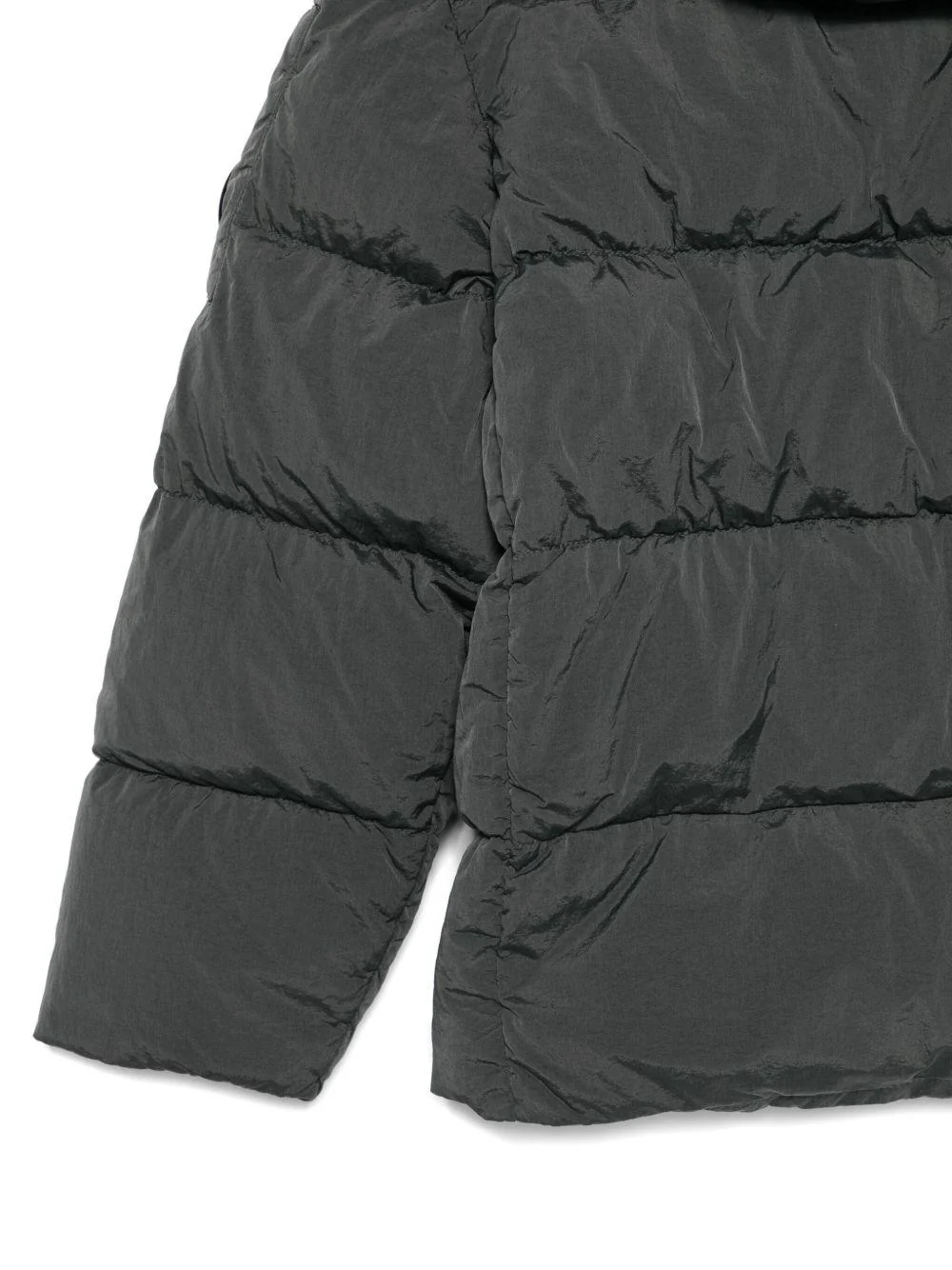 Giubbino per bambino C.P. Company Kids grigio con design trapuntato - Image 3