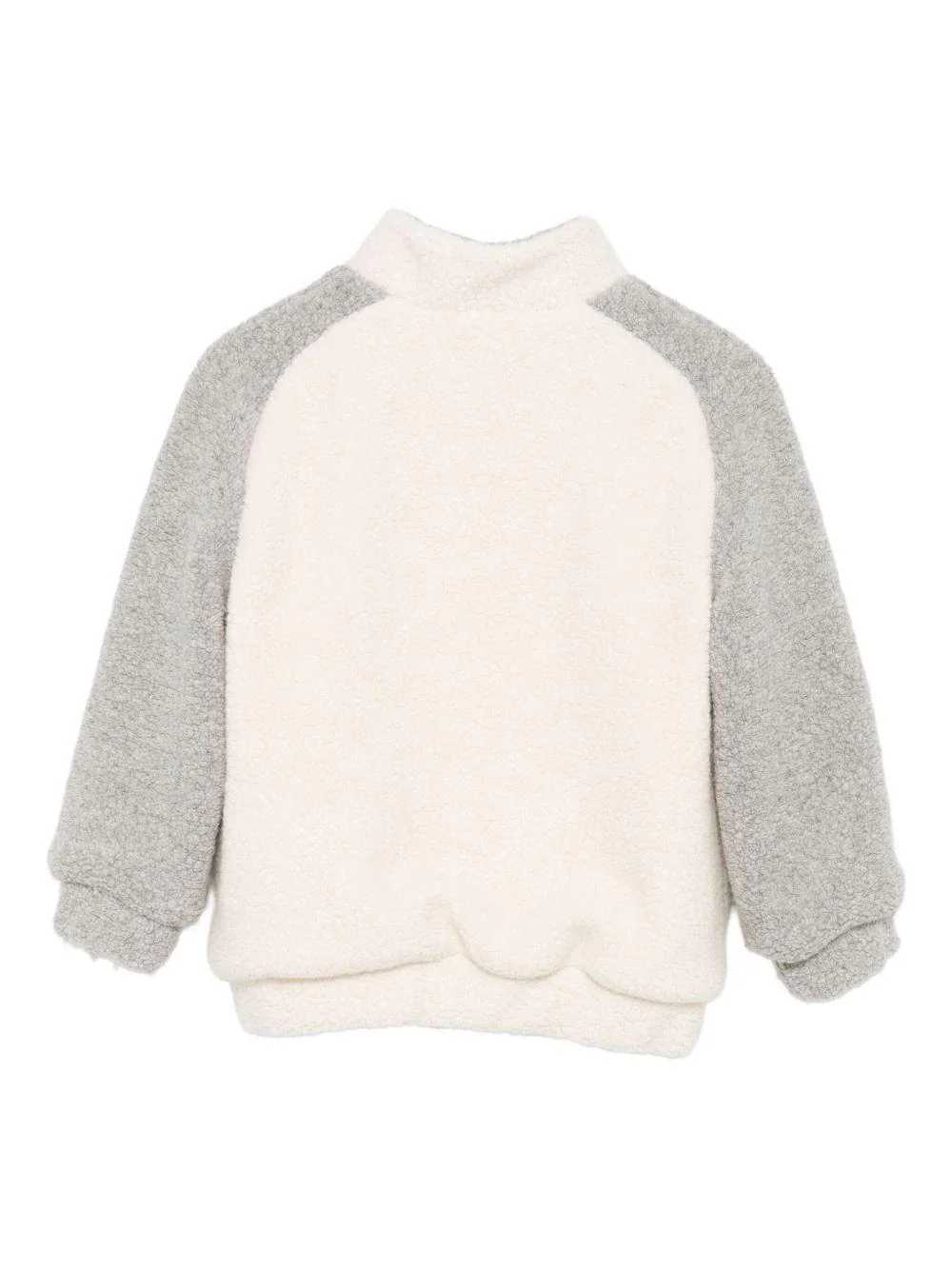 Giubbino per bambino Eleventy Kids grigio con logo ricamato - Image 2